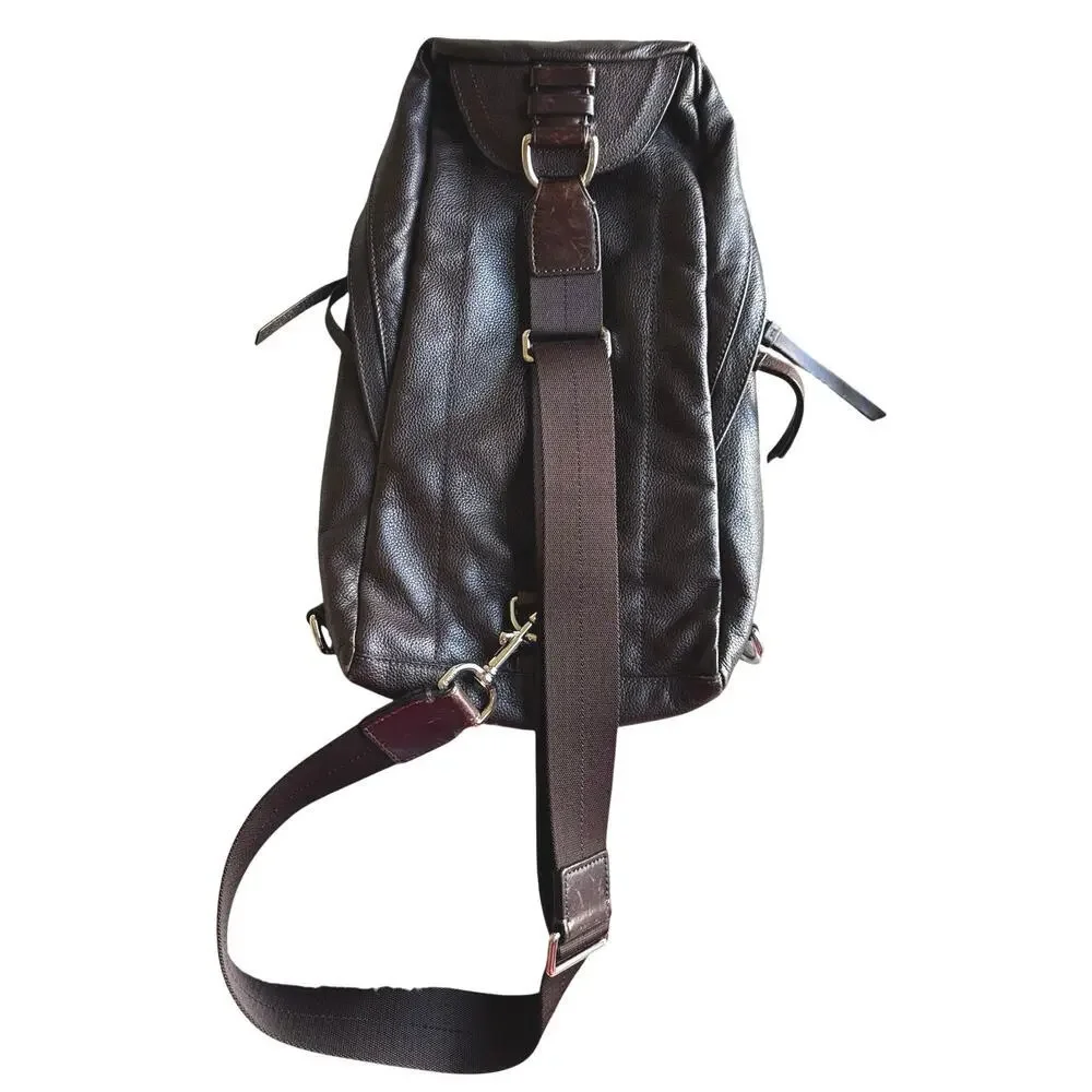 COACH Thompson Convertible Brown Leather Sling Bag Backpack